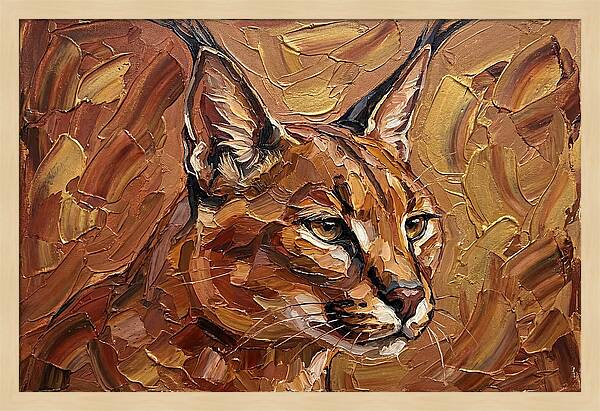Caracal In Warm Tones