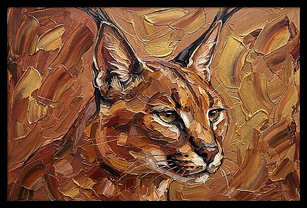 Caracal In Warm Tones