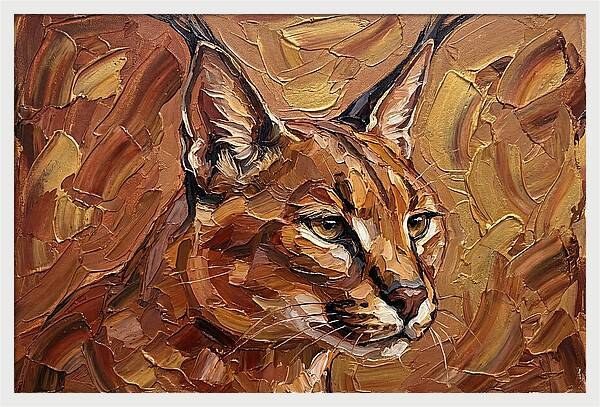 Caracal In Warm Tones