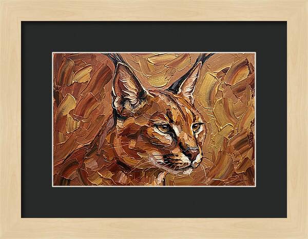 Caracal In Warm Tones