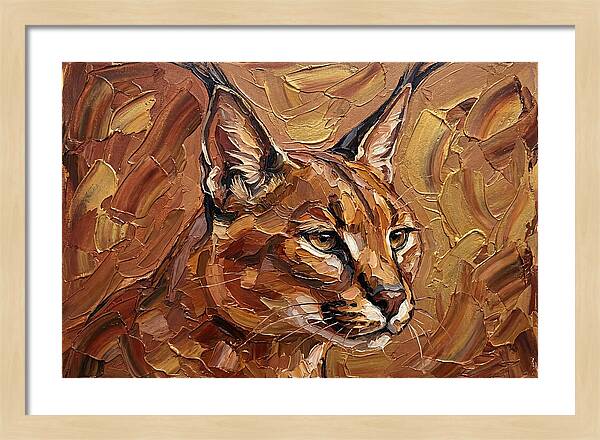 Caracal In Warm Tones