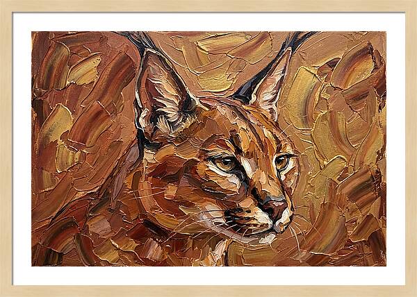 Caracal In Warm Tones