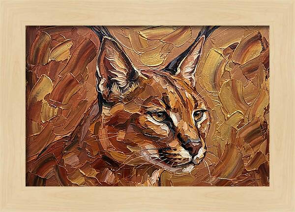 Caracal In Warm Tones