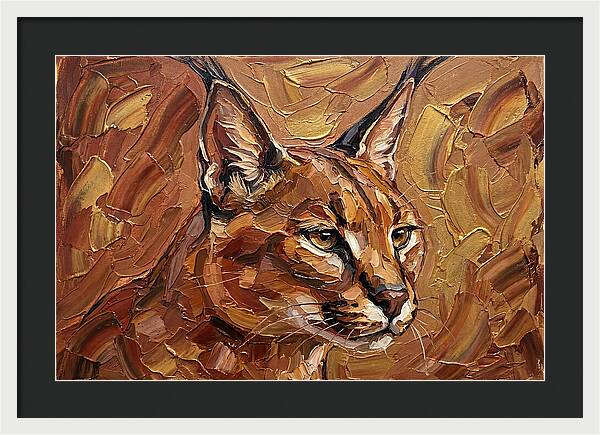Caracal In Warm Tones
