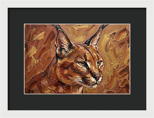 Caracal In Warm Tones