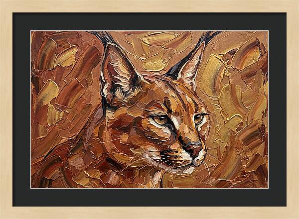 Caracal In Warm Tones