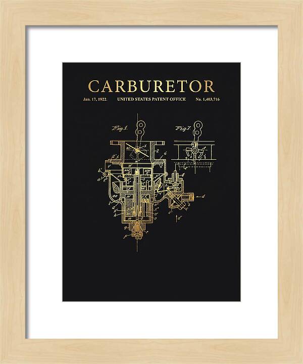 Carburetor Gold Patent Us1403716a