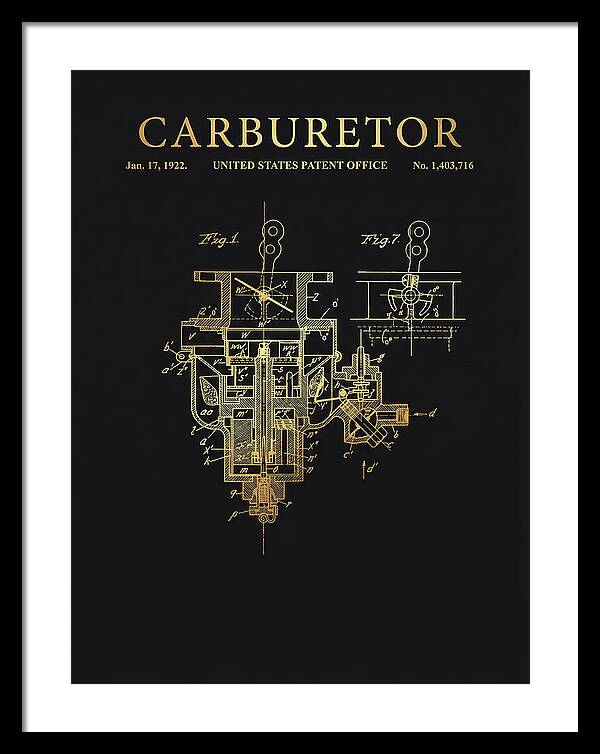 Carburetor Gold Patent Us1403716a