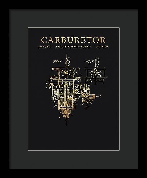 Carburetor Gold Patent Us1403716a