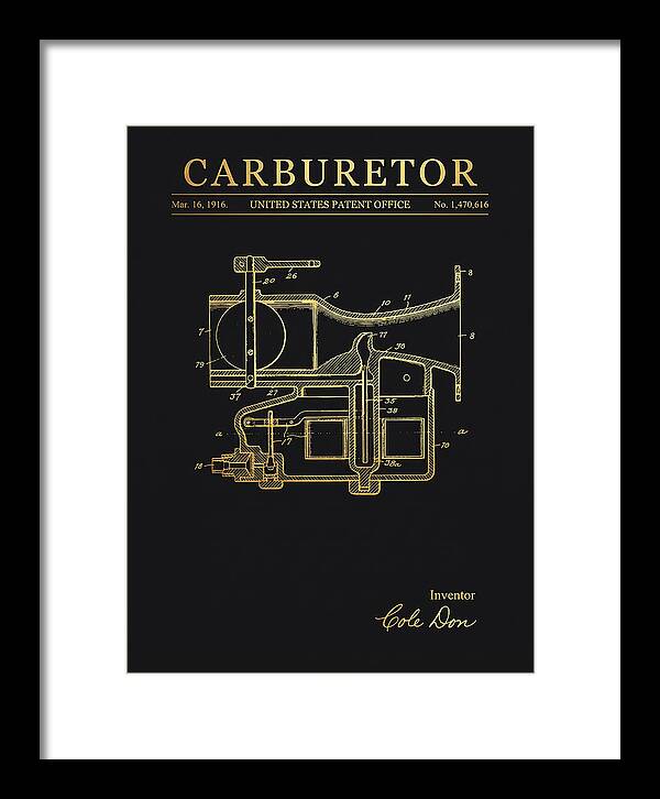 Carburetor Gold Patent Us1470616a