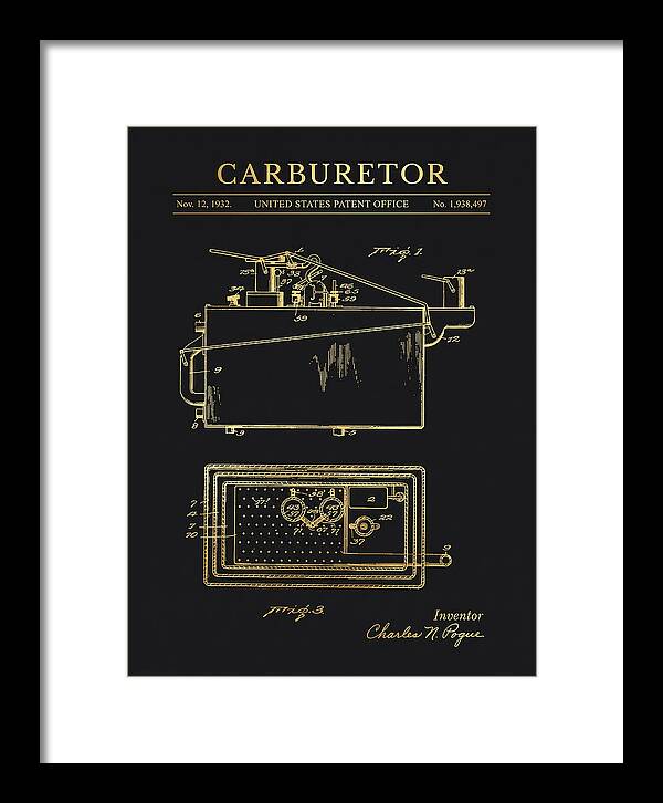 Carburetor Gold Patent Us1938497a