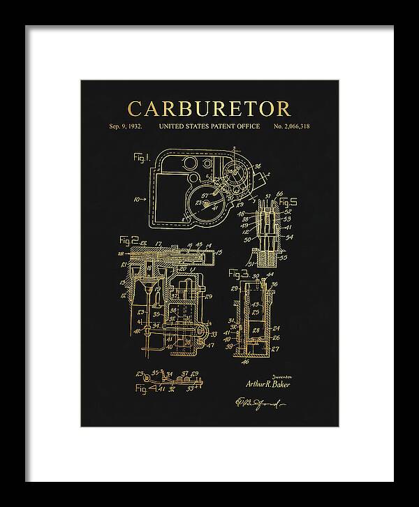 Carburetor Gold Patent Us2066318a
