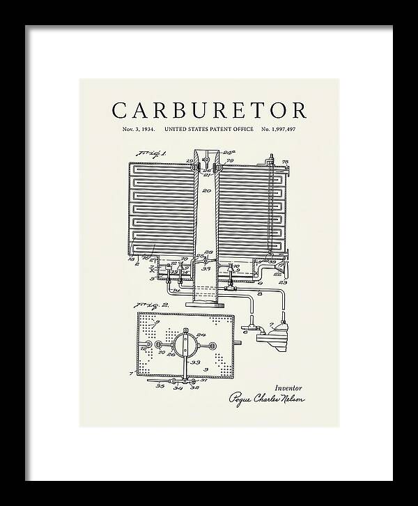 Carburetor Minimalist Patent Us1997497a