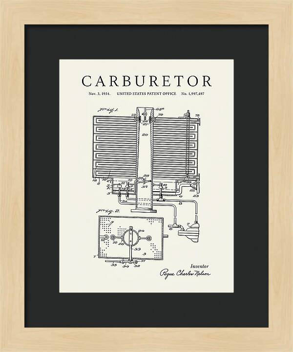 Carburetor Minimalist Patent Us1997497a