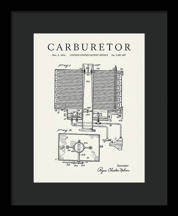 Carburetor Minimalist Patent Us1997497a