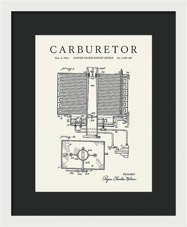 Carburetor Minimalist Patent Us1997497a
