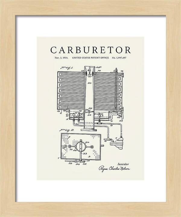 Carburetor Minimalist Patent Us1997497a