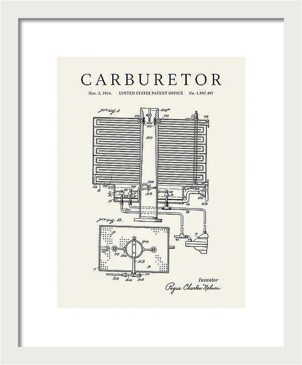 Carburetor Minimalist Patent Us1997497a