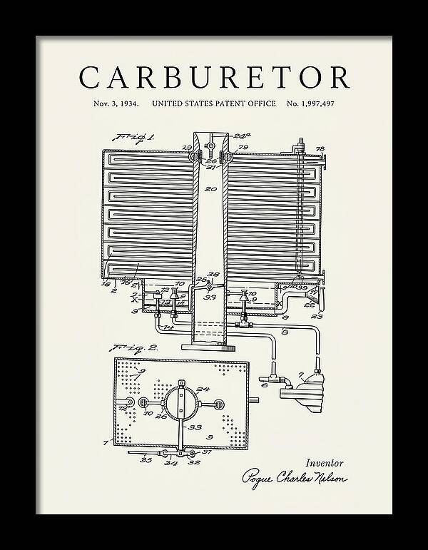 Carburetor Minimalist Patent Us1997497a