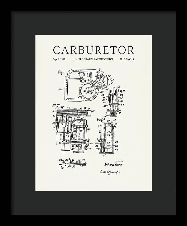 Carburetor Minimalist Patent Us2066318a