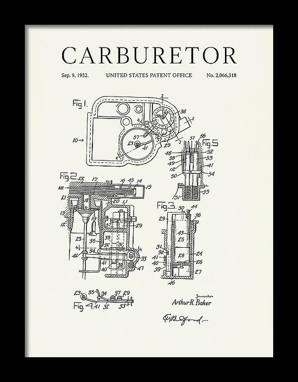 Carburetor Minimalist Patent Us2066318a