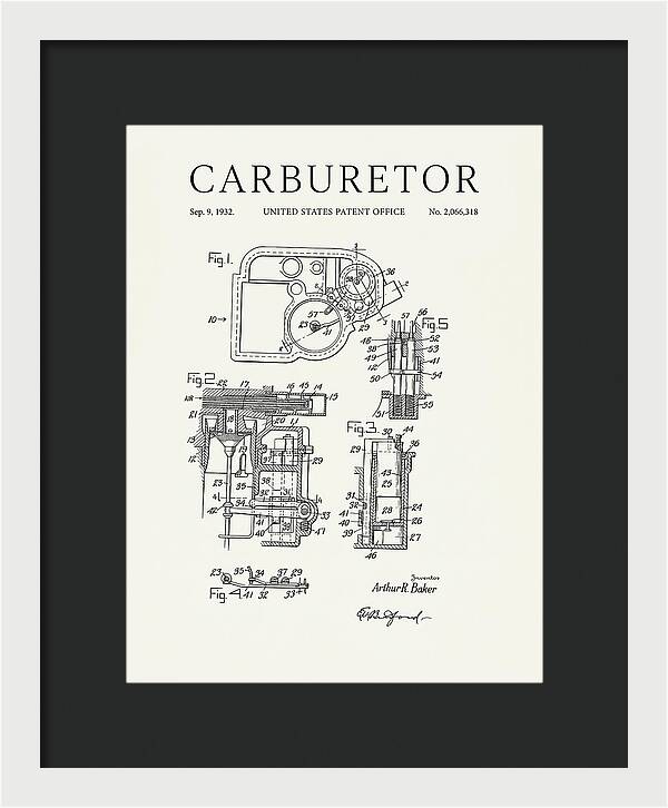 Carburetor Minimalist Patent Us2066318a