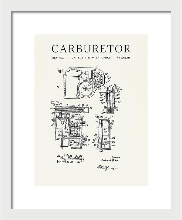 Carburetor Minimalist Patent Us2066318a