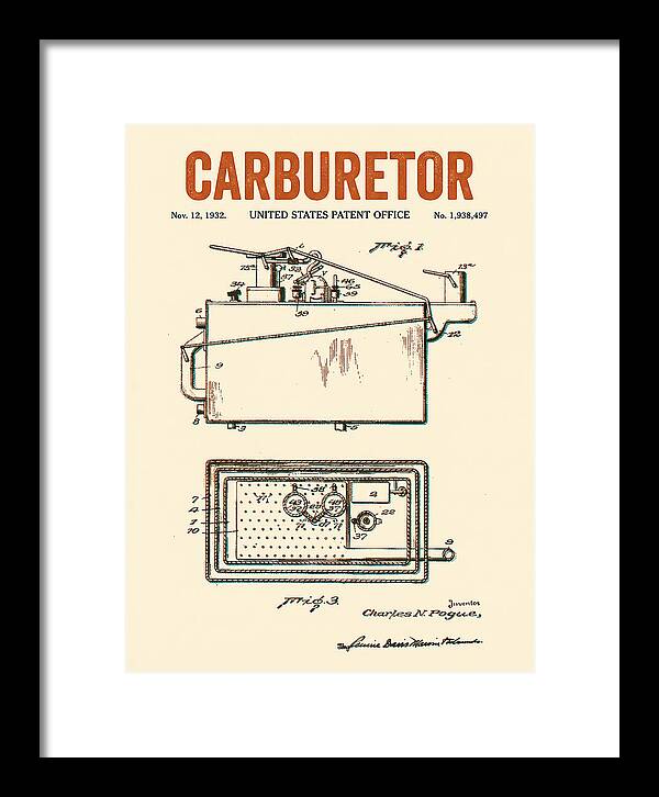 Carburetor Retro Patent Us1938497a