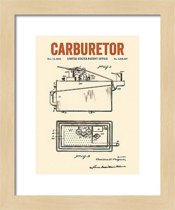 Carburetor Retro Patent Us1938497a