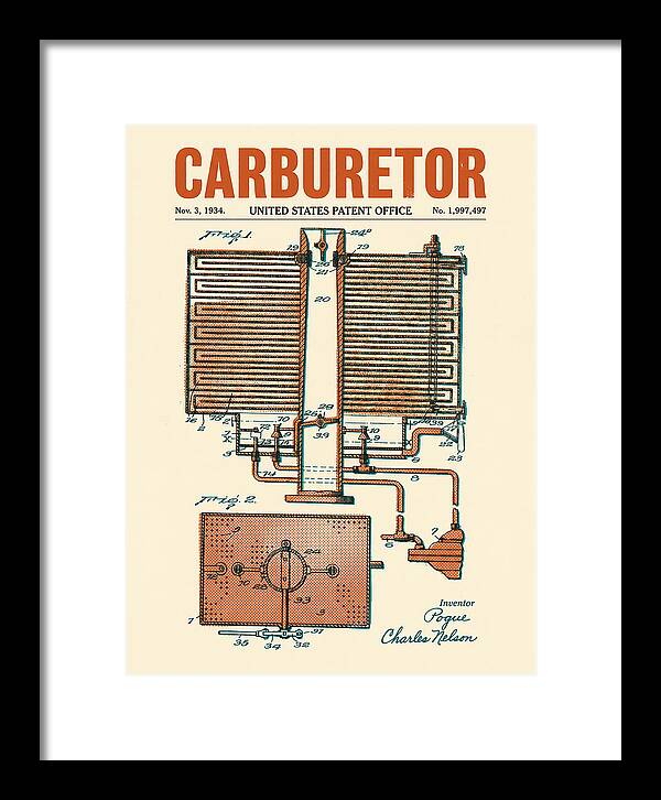Carburetor Retro Patent Us1997497a