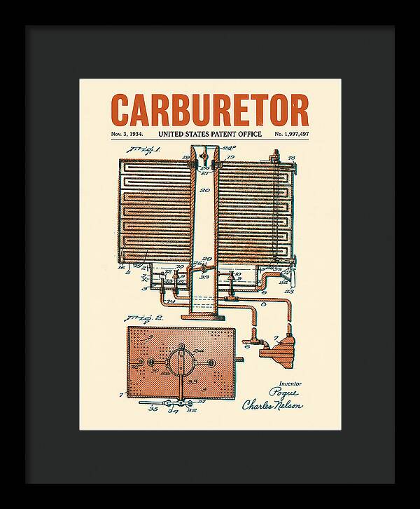 Carburetor Retro Patent Us1997497a