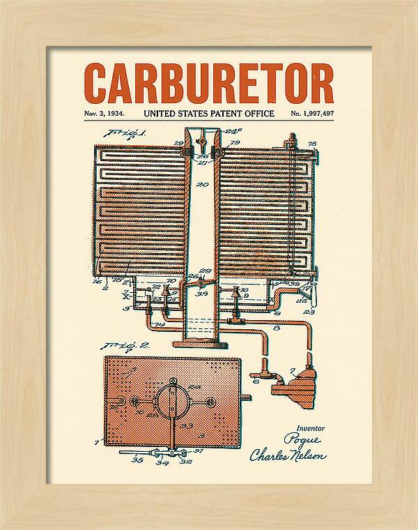 Carburetor Retro Patent Us1997497a