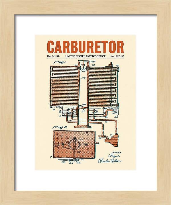 Carburetor Retro Patent Us1997497a