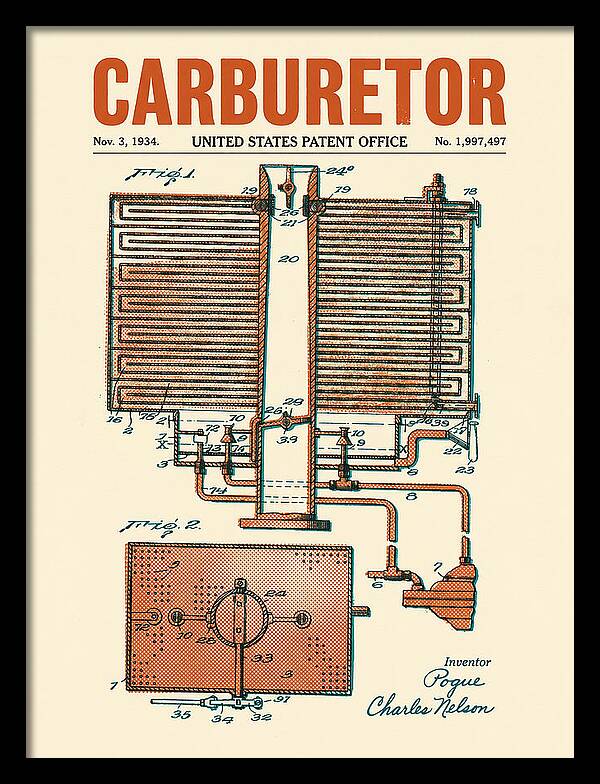 Carburetor Retro Patent Us1997497a