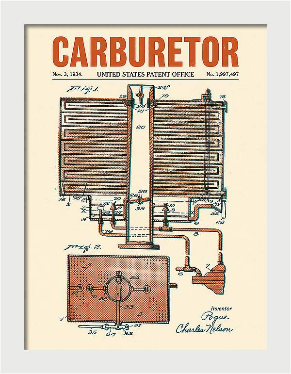 Carburetor Retro Patent Us1997497a