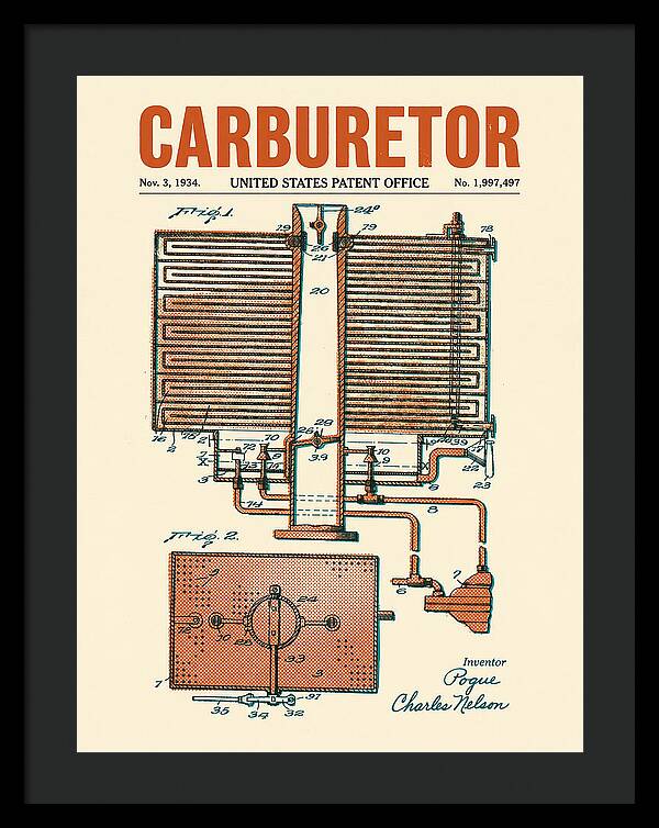 Carburetor Retro Patent Us1997497a
