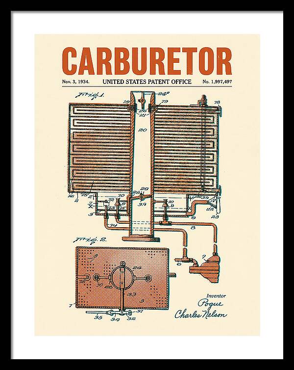 Carburetor Retro Patent Us1997497a