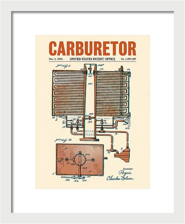 Carburetor Retro Patent Us1997497a