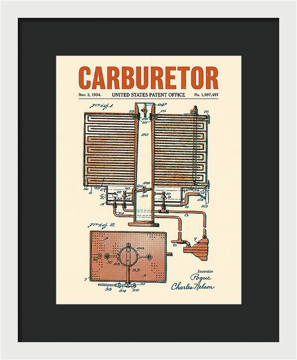 Carburetor Retro Patent Us1997497a