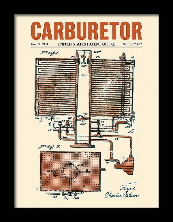 Carburetor Retro Patent Us1997497a