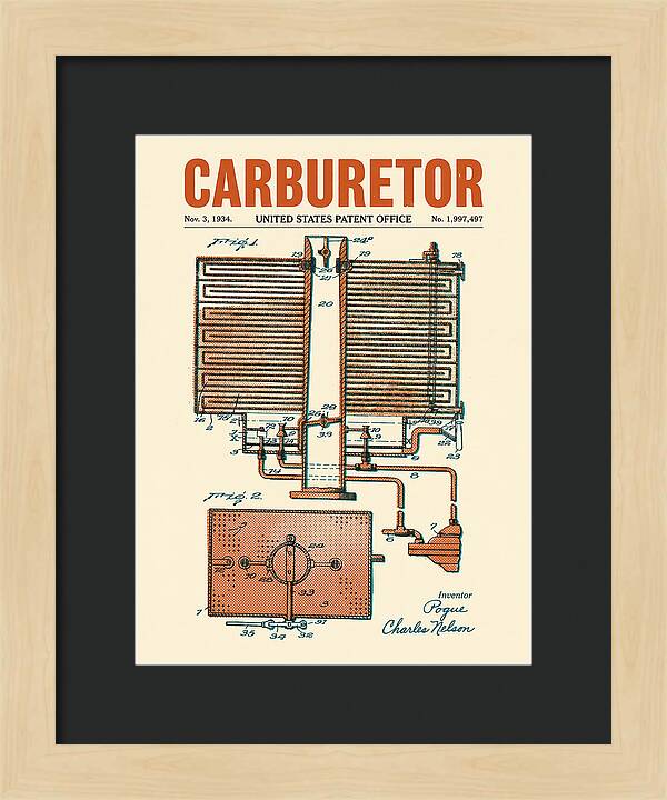 Carburetor Retro Patent Us1997497a