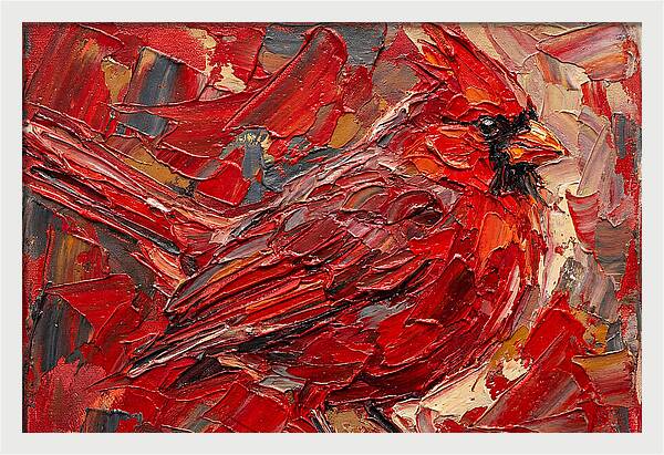 Cardinal In Bold Hues