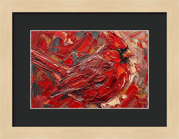 Cardinal In Bold Hues