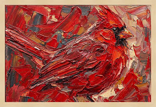 Cardinal In Bold Hues