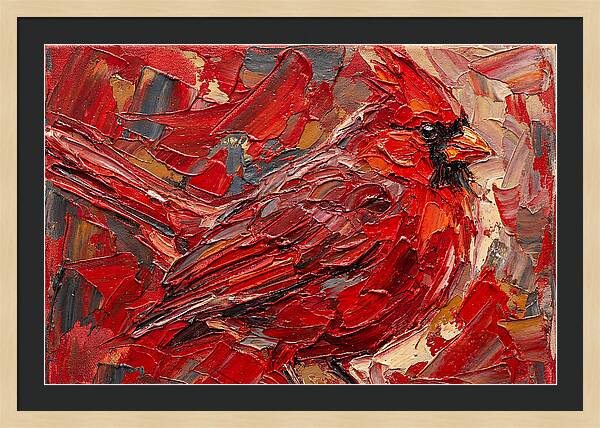 Cardinal In Bold Hues