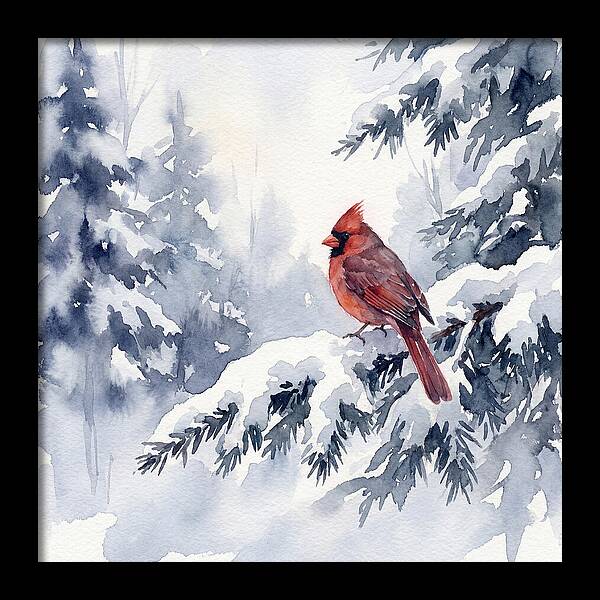 Cardinal In Winter Wonderland