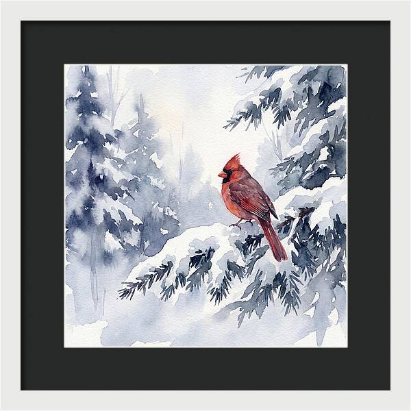 Cardinal In Winter Wonderland
