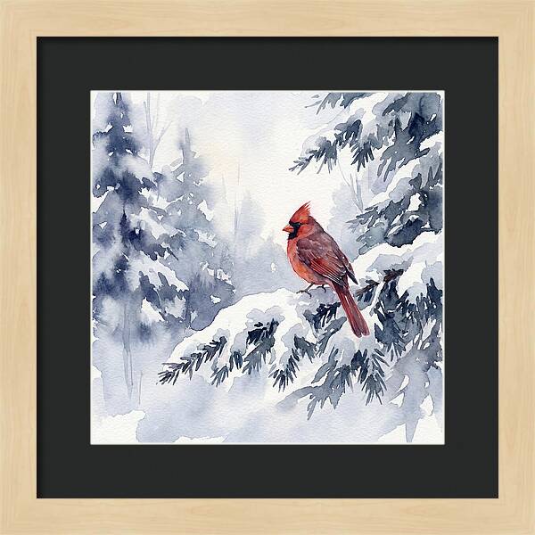 Cardinal In Winter Wonderland