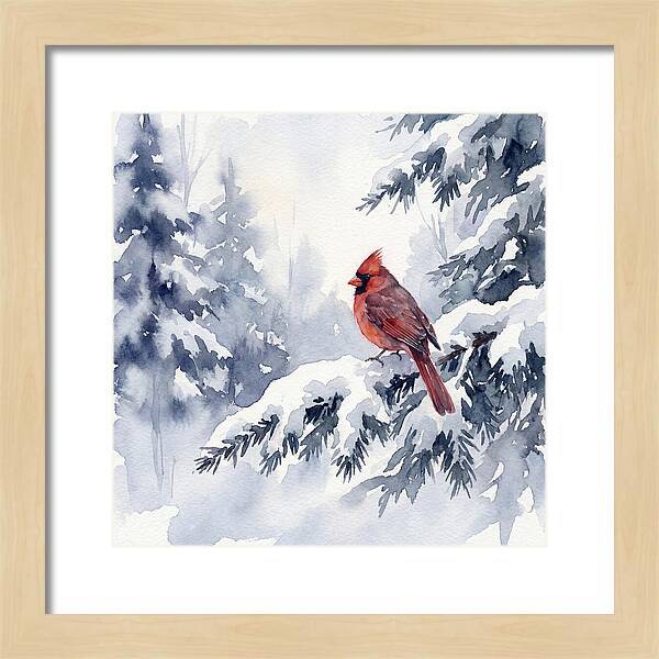 Cardinal In Winter Wonderland