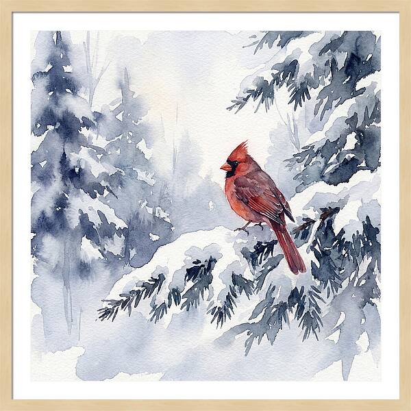Cardinal In Winter Wonderland